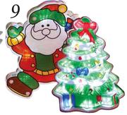 ST Nicholas Silhouette Christmas Tree Light-45x37cm