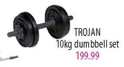 Trojan 10kg Dumbbell Set