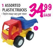 Assorted Plastic Trucks Each