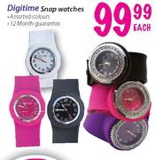 Digitime Snap Watches Each