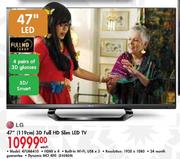 LG (119cm) 3D Full HD Slim LED TV (47LM6410) - 47" Each