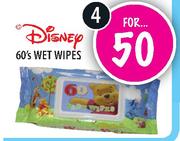 Disney Wet Wipes-4x60's