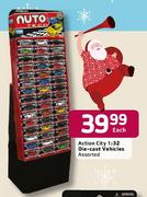 Action City 1:32 Die-Cast Vehicles Assorted Each