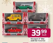 Kinsmart 5" Die-Cast Car Assorted Each
