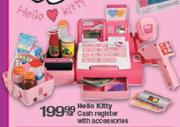 Hello Kitty Cash Register With Accessories-Per Set