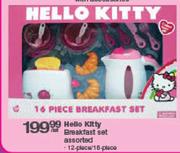 Hello Kitty Breakfast Set Assorted-12 Piece/15 Piece Per Set