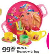 Barbie Tea Set With Tray-Per Set
