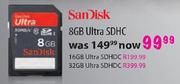 Sandisk 16GB Ultra SDHDC