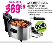 Logik Select Oval Deep Fryer (DF-23)-3l 