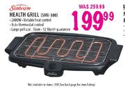 Sunbeam Health Grill (SHG-300)-2000w