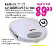 Logik 2 Slice Sandwich Maker (LST-8009)-700w