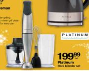 Platinum Stick Blender Set-Per Set