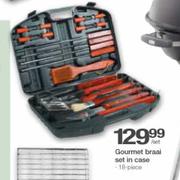 Gourmet Braai Set In Case-18 Piece Per Set