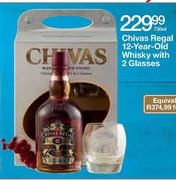 Chivas Regal 12-Year-Old Whisky With 2 Glasses-750ml