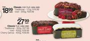 Classic Fruit Cake Slab Iced-400g Each