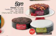 Classic Fruit Cake Iced-1kg Each
