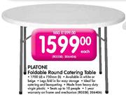 Platone Foldable Round Catering Table-1700*750mm