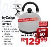 ByD:sign Corded Kettle-1.7l