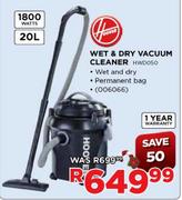 Hoover Wet & Dry Vacuum Cleaner (HWD050)