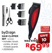 ByD:sign Hair Clipper Set (HC1000)