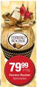 Ferrero Rocher Sjokolades-210g