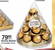 Ferrero Rocher Chocolate Cone-Each