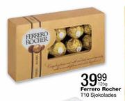 Ferrero Rocher T10 Sjokolades-125g