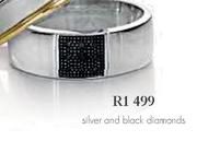 Silver And Black Diamond