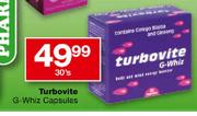 Turbovite G-Whiz Capsules-30's