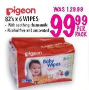 Pigeon Wipes-82'sx6 Per Pack