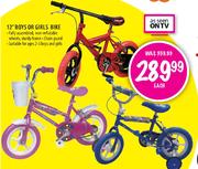 Boys Or Girls Bike-12" Each