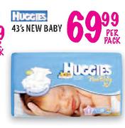 Huggies New Baby-43's Per Pack