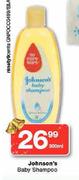 Johnson's Baby Shampoo-300ml