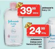 Johnson's Baby Oil-250ml