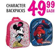 Charater Backpacks-Each