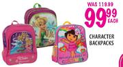 Charater Backpacks-Each