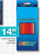 Long Colouring Pencils-24-Pack