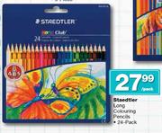 Staedtler Long Colouring Pencils 24 Pack-Per Pack