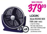 Logik Round Box Fan-36cm