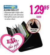 Homemark Aluma Wallet-Each
