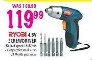 Ryobi 4.8V Screwdriver