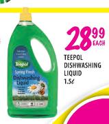 Teepol Dishwashing Liquid-1.5L Each