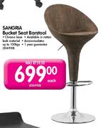Sangria Bucket Seat Barstool