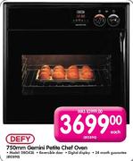 Defy Gemini Petite Chef Oven-750mm(DBO426)