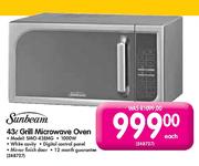 Sunbeam Grill Microwave Oven-43Ltr(SMO-43EMG)