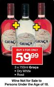 Graca Dry White-3 x 750ml