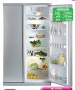 Defy Side-By-Side Fridge/Freezer-594L