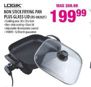 Logik Non Stick Frying Pan Plus Glass Lid