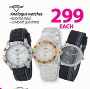 Monaco Analogue Watches-Each