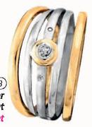 9Ct Gold And Silver Trip Set-Per Set